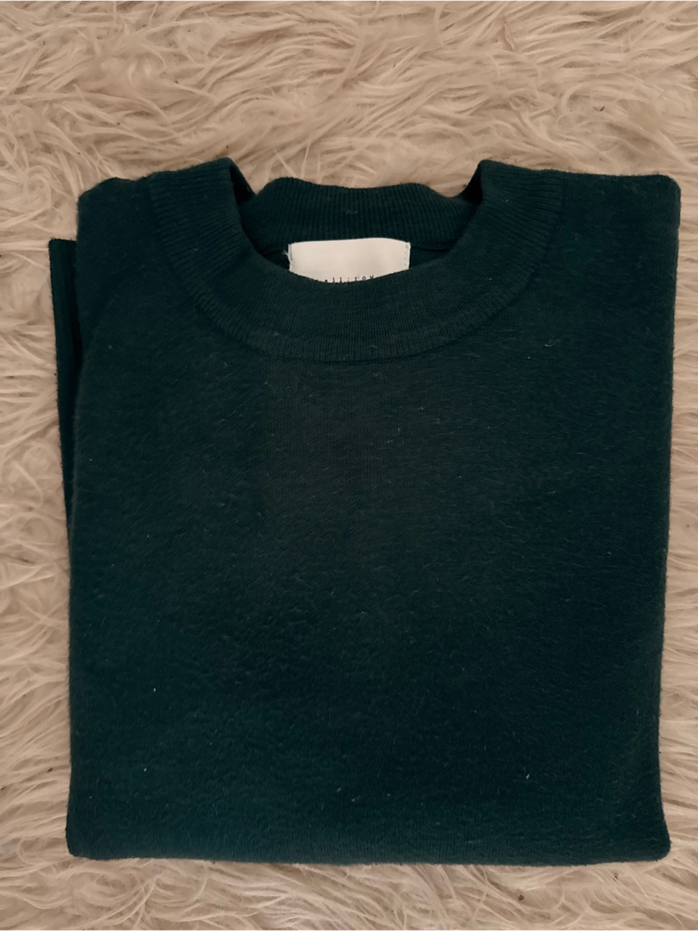 All : Row Dark Green Knit Sweater
